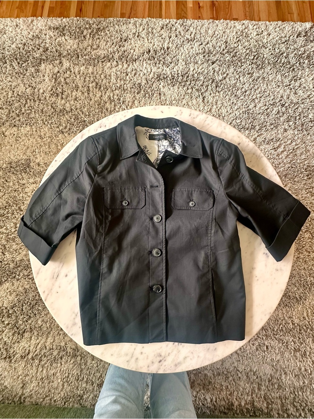 Talbots Slub Twill Jacket - Picture 2 of 5